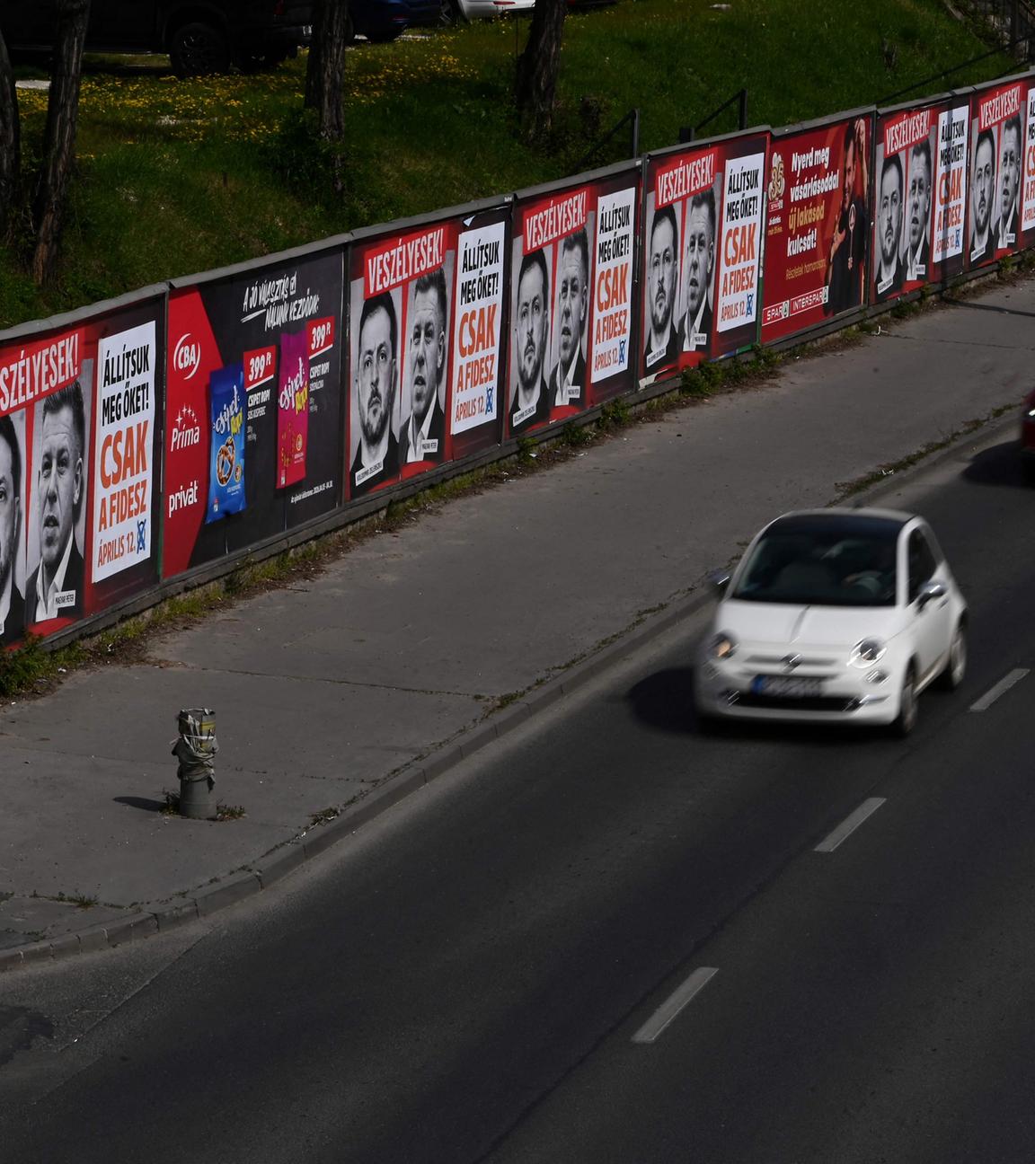 Die Posterwerbung im Wahlkampf war vor dieser Wahl besonders intensiv.