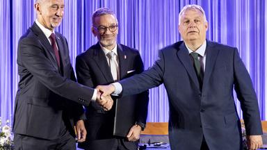 Wollen Rechtsaußen-Fraktion gründen: Babiš, Kickl, Orban