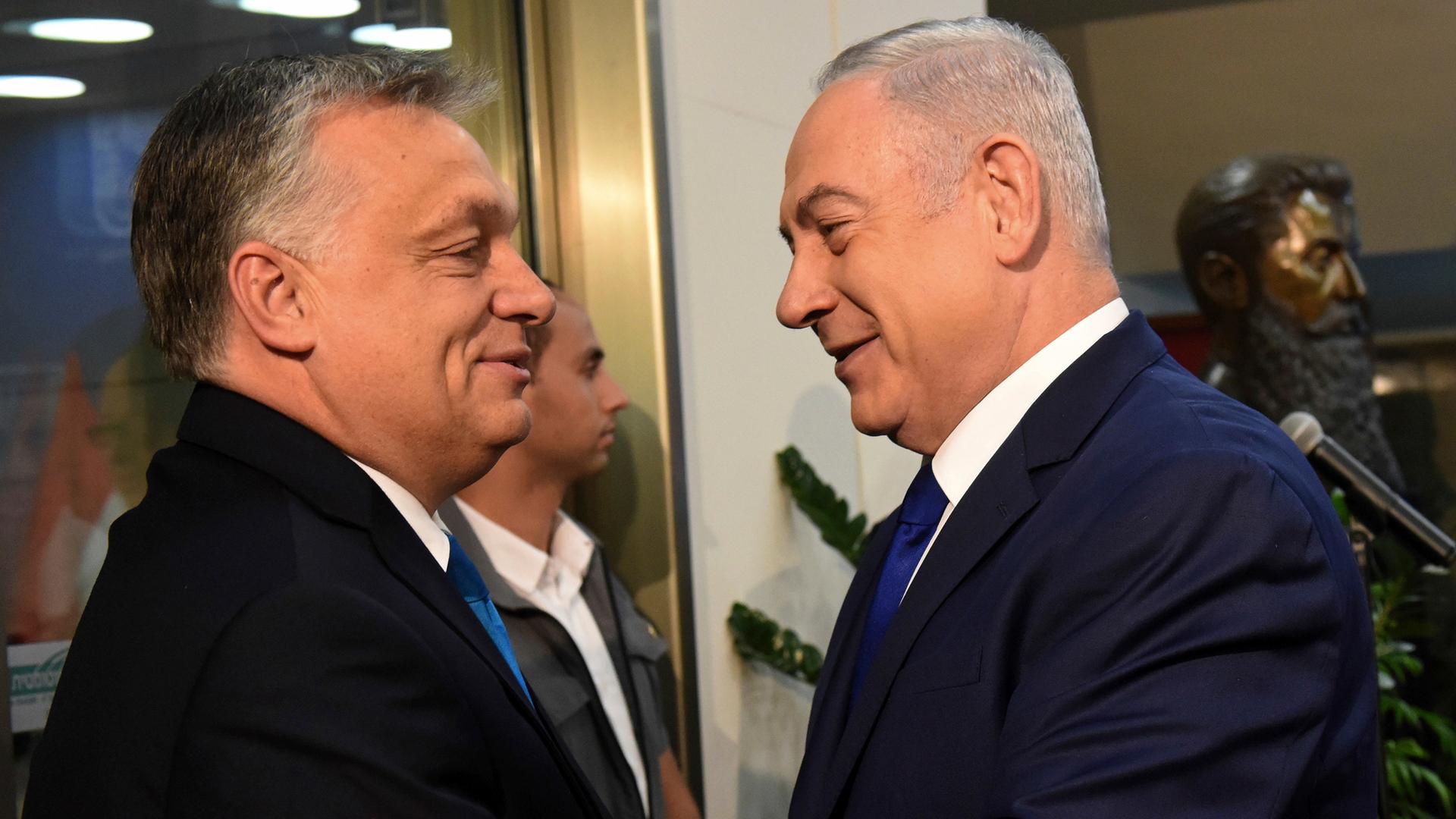Archiv: Viktor Orban und Benjamin Netanjahu