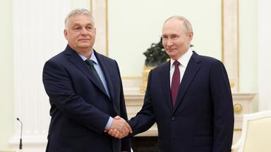 Russland, Moskau: Ungarns Premierminister Viktor Orban und Russlands Präsident Wladimir Putin