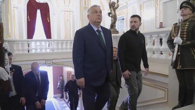 Orban und Selenski in Kiew