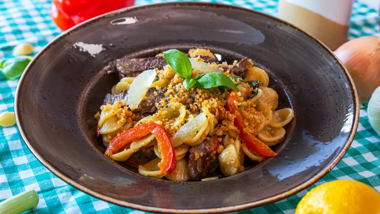 Orecchiette di manzo al Limone