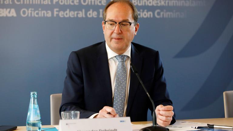 Pressekonferenz Bundeslagebilder Organisierte Kriminalität und Rauschgift im Bundeskriminalamt in Wiesbaden