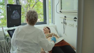 Kontrolluntersuchung bei Organspendepatientin