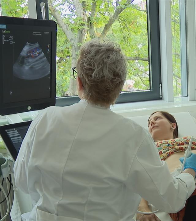 Kontrolluntersuchung bei Organspendepatientin