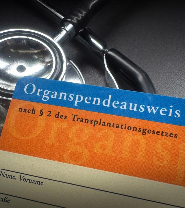 Ein Organspendeausweis
