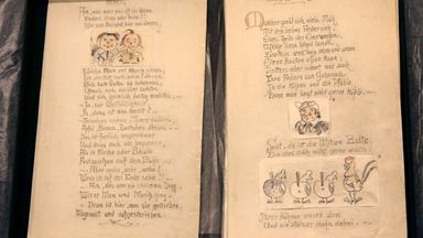 Archiv: Originalhandschrift "Max und Moritz"