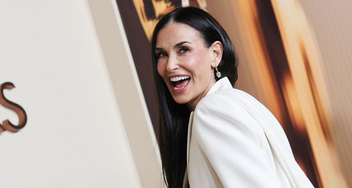Schauspielerin Demi Moore gilt aus Favoritin für den Oscar als Beste Hauptdarstellerin