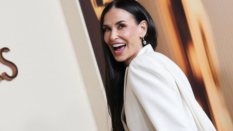 Schauspielerin Demi Moore gilt aus Favoritin für den Oscar als Beste Hauptdarstellerin