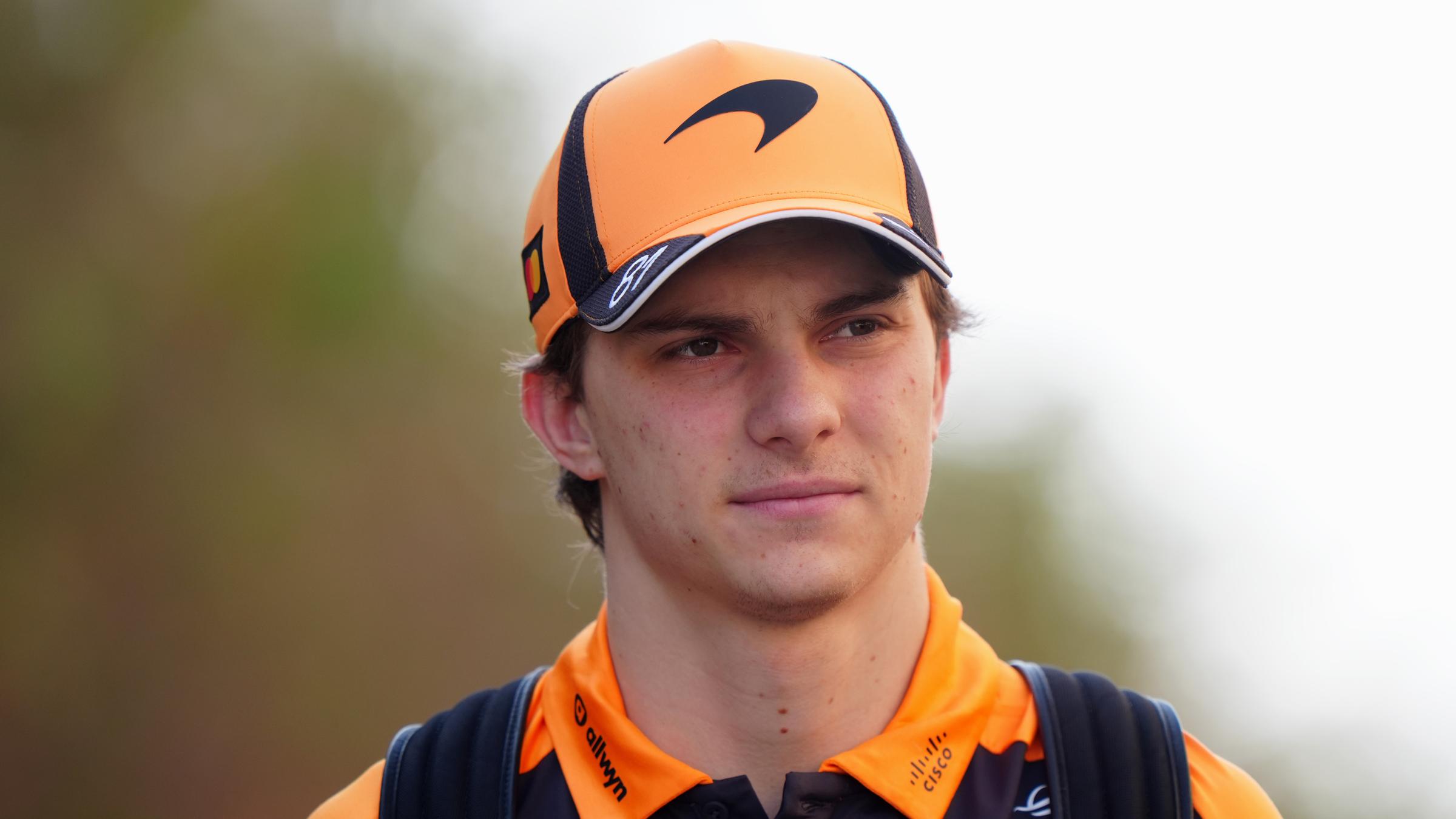 Oscar Piastri während des dritten Tages der Vorbereitung der Formel 1 in Bahrain