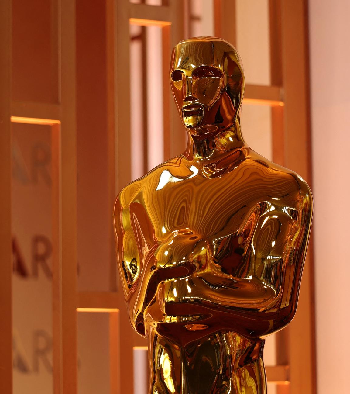 Eine Oscar-Statue ist im Vorfeld der 98. Academy Awards vor dem Dolby Theatre in Hollywood, Kalifornien, zu sehen.
