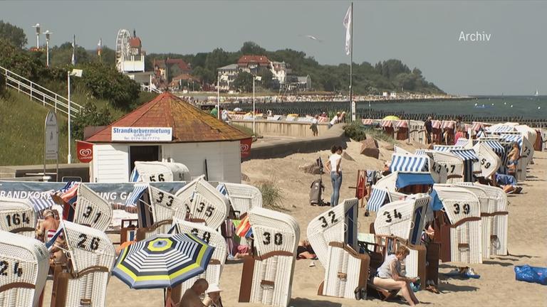 Strand in Warnemünde