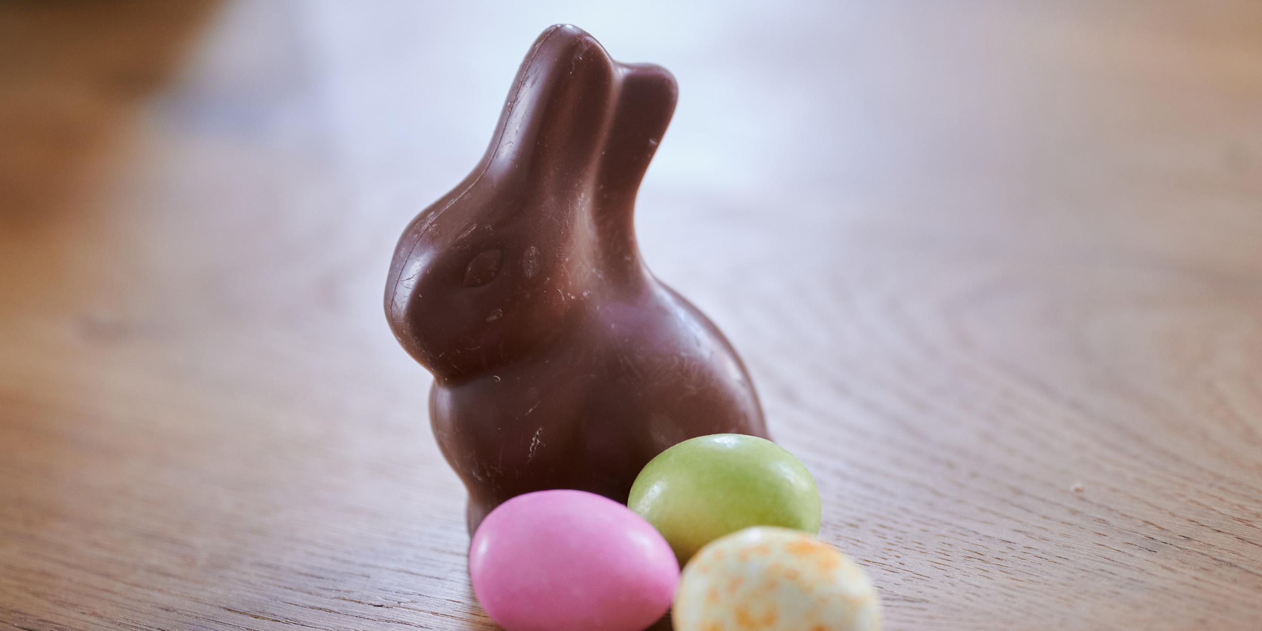  Osterhase aus Schokolade