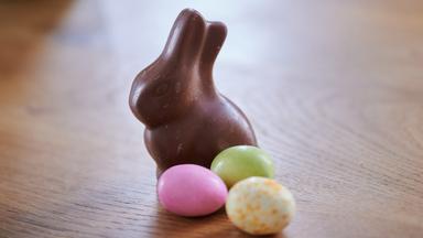  Osterhase aus Schokolade