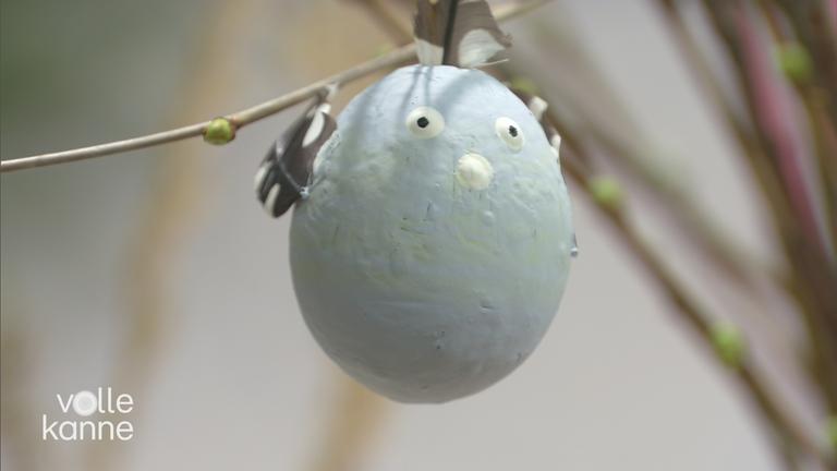 Osterdeko aus Eierschalen