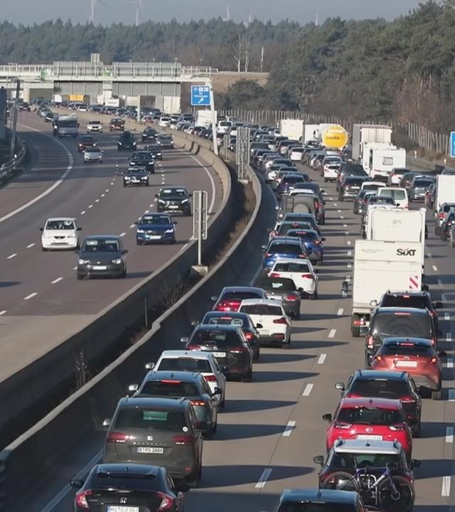 Autos auf der Autobahn