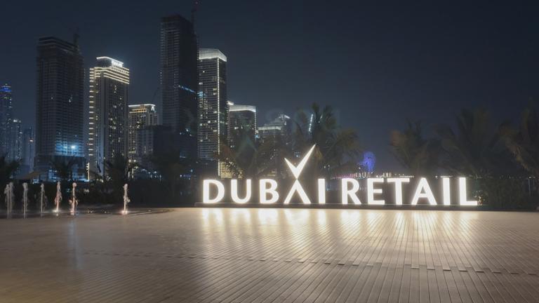 Bild auf die Skyline von Dubai