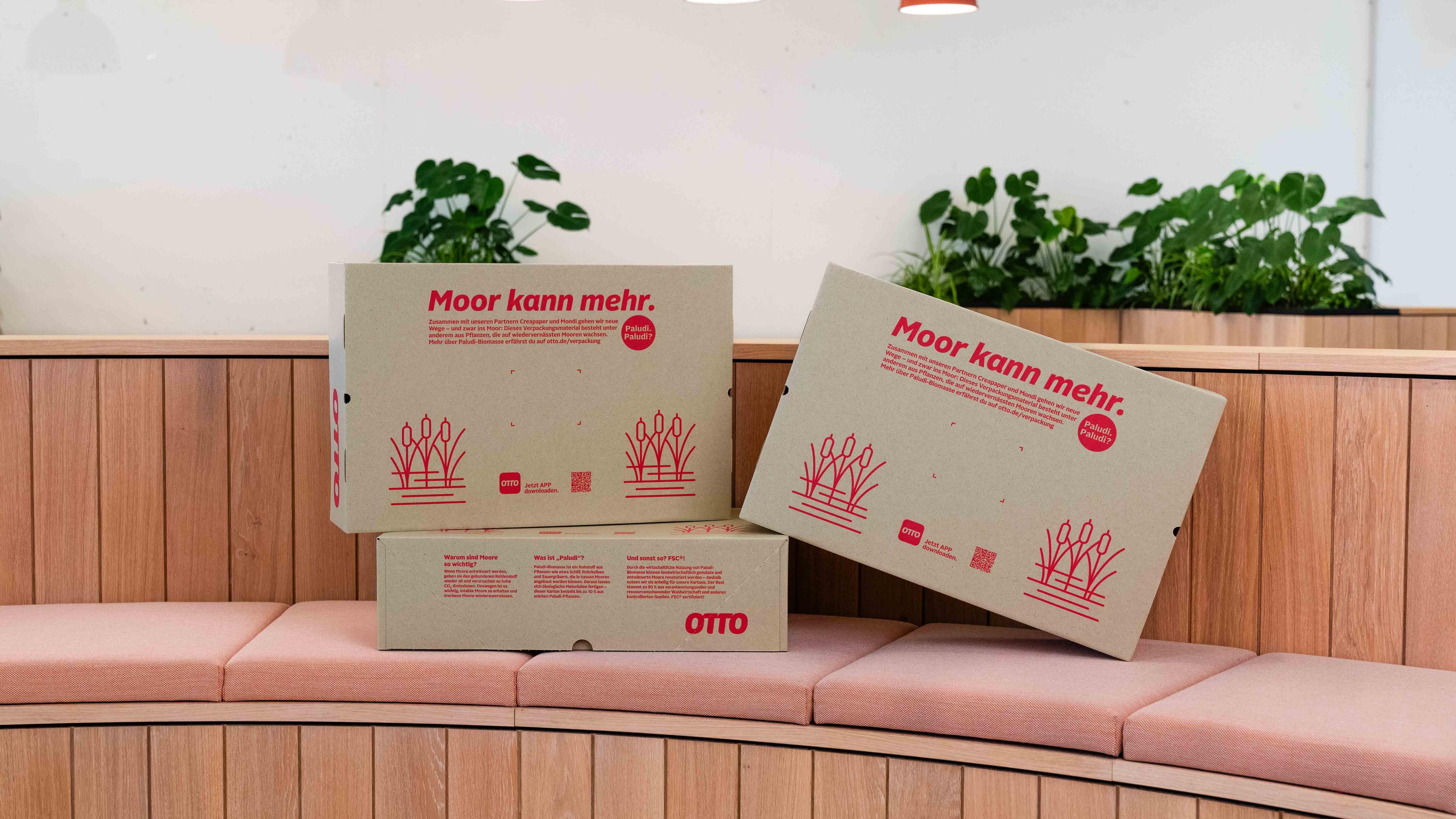 Otto-Pakete mit Paludi-Biomasse