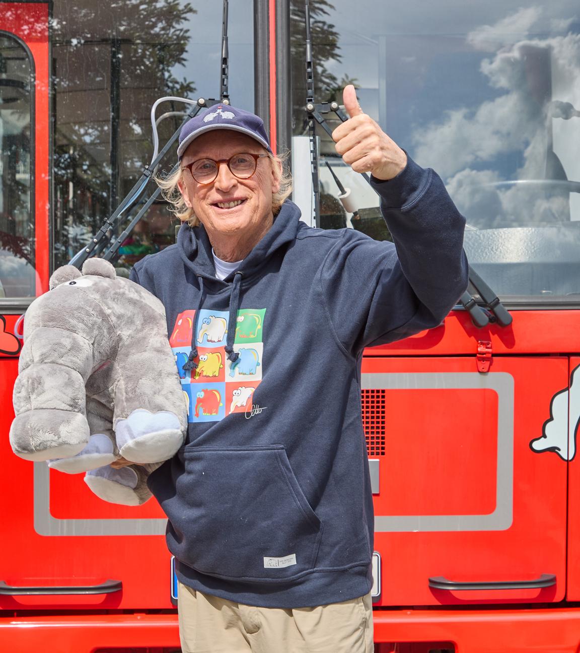 Otto Waalkes mit Ottifant