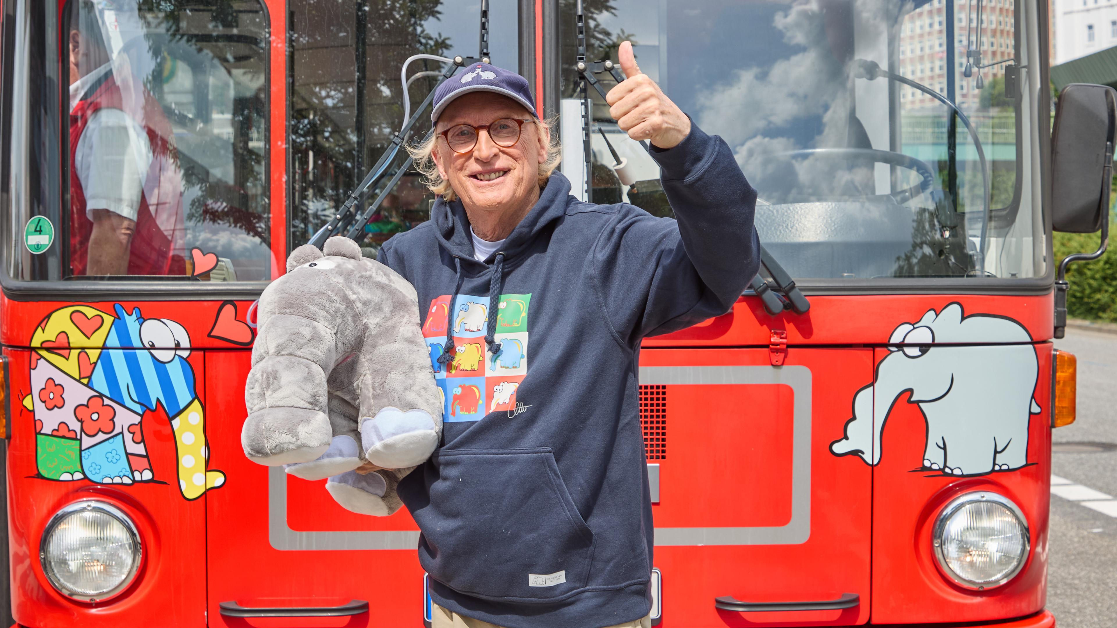 Otto Waalkes mit Ottifant