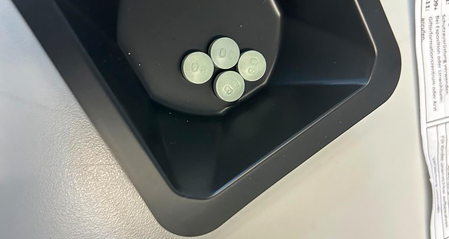 Gefälschte Oxycodon-Tabletten mit Nitazen-Verunreinigung