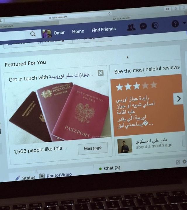 Pässe im Internet