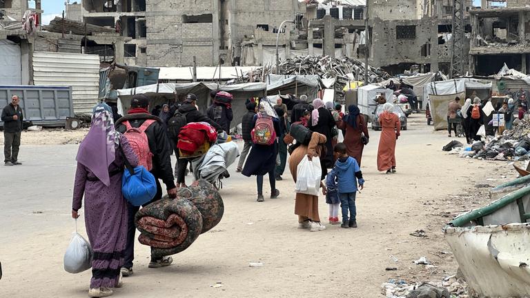 Palästinensische Gebiete: Evakuierung von Zivilisten aus der Altstadt von Gaza
