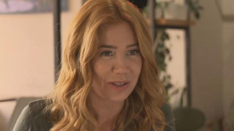 Palina Rojinski backstage bei "MyEx"