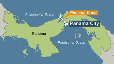 Karte: Panama-Kanal