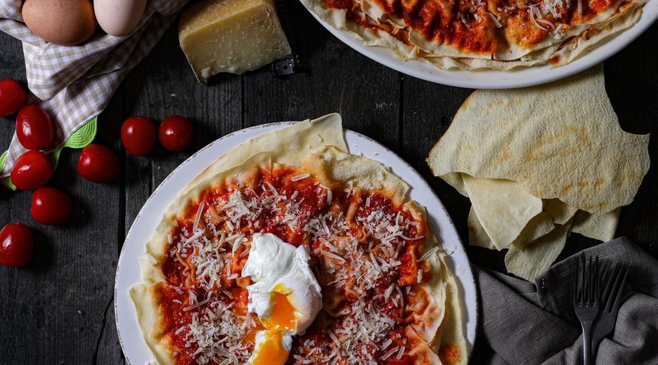 Pane Frattau - sardische Lasagne