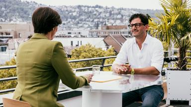 Berlin direkt - Sommerinterview 2026 - Luigi Pantisano, Vorsitzender Die Linke, im Gespräch mit Diana Zimmermann