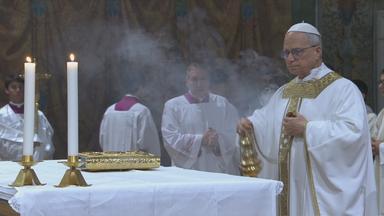 Papst erster Gottesdienst