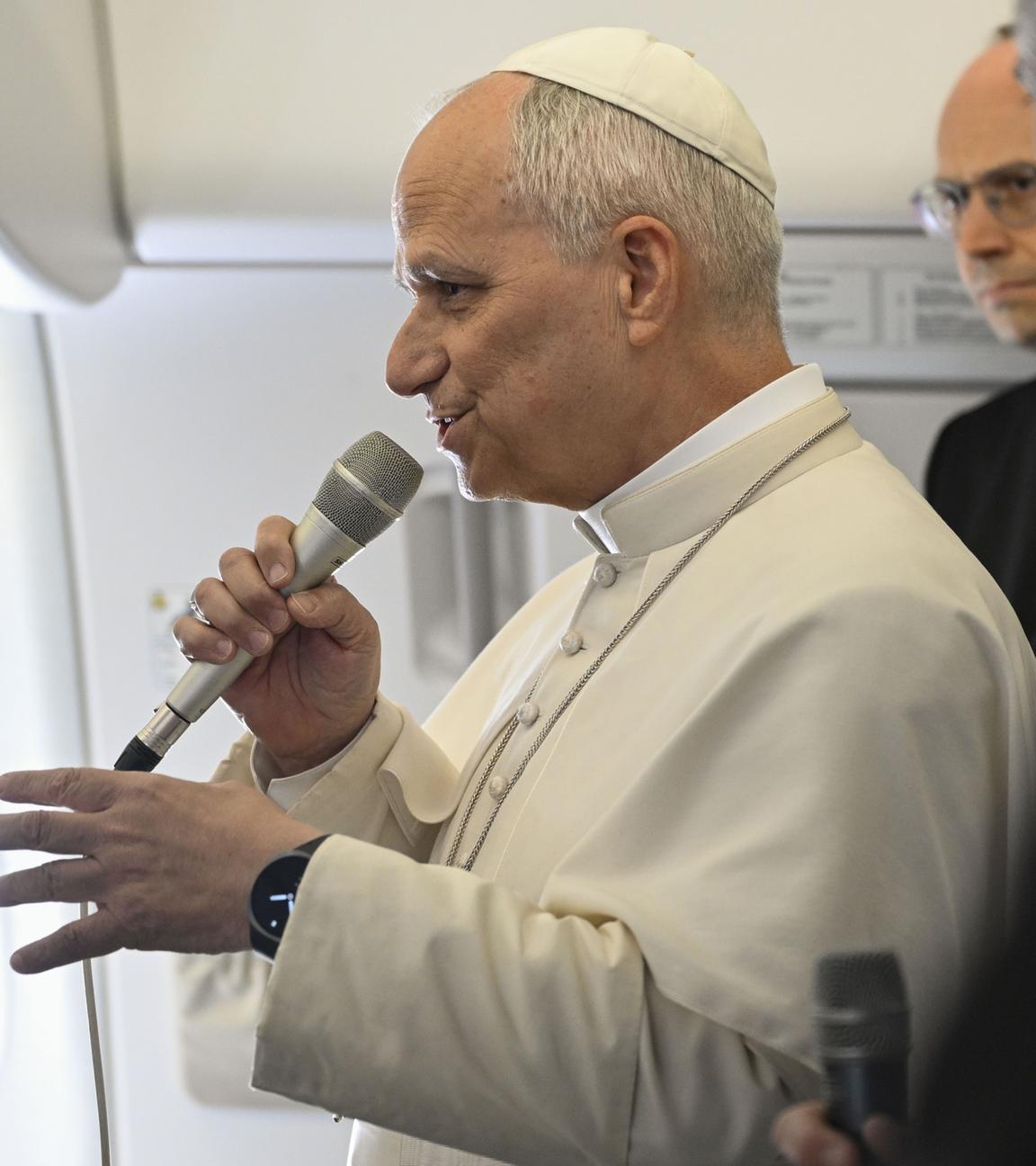 Papst Leo XIV. auf dem Weg zurück nach Rom