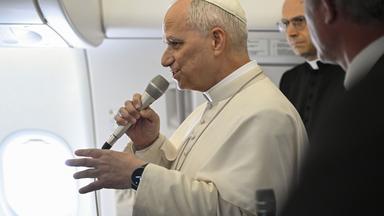 Papst Leo XIV. auf dem Weg zurück nach Rom