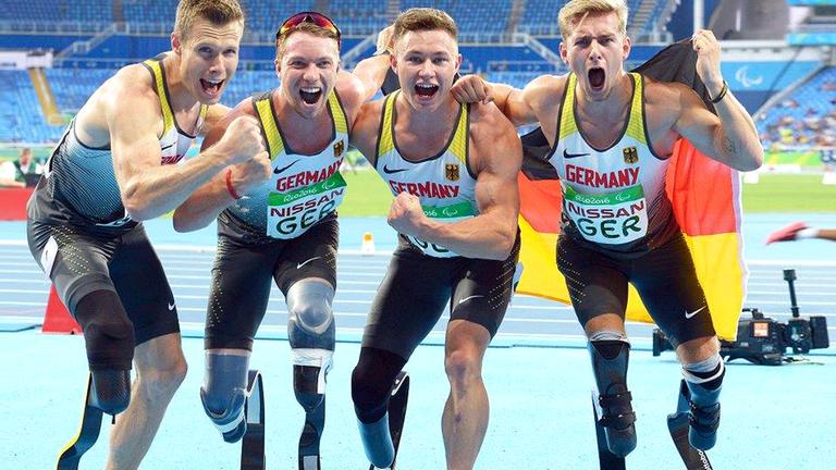 Para Leichtathletik: 4x100m Staffel, Männer