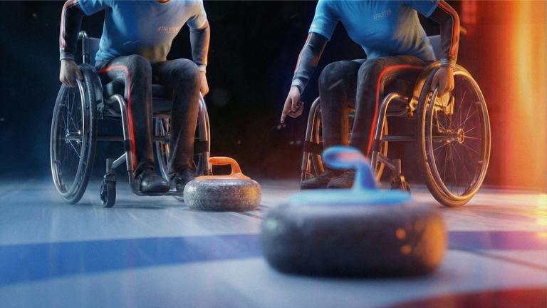 sportstudio live: Para Curling Rollstuhl