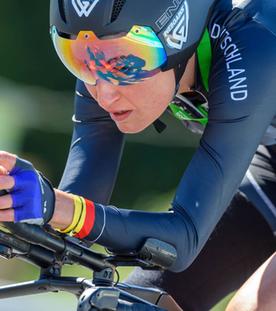 Denise Schindler bei der Radsport-Para-WM 2021 in Sintra