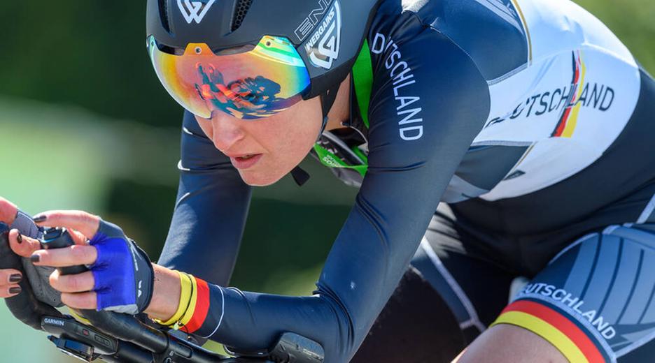 Denise Schindler bei der Radsport-Para-WM 2021 in Sintra