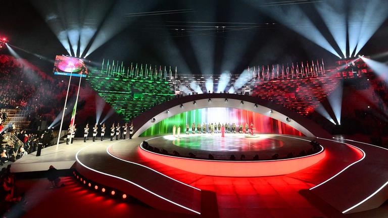Die Paralympics Eröffnungsfeier im Amphitheater in Verona samt Lichtshow