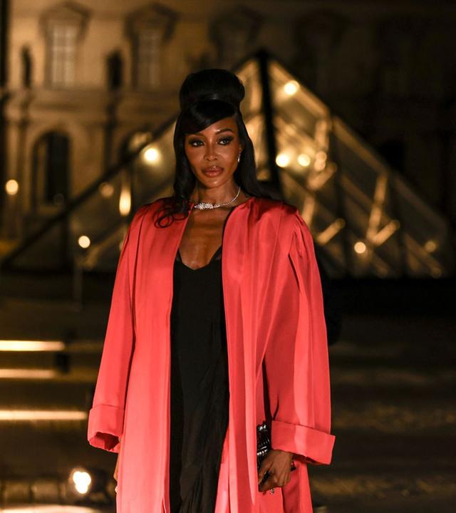 Supermodels Naomi Campbell bei Gala Dinner im Louvre