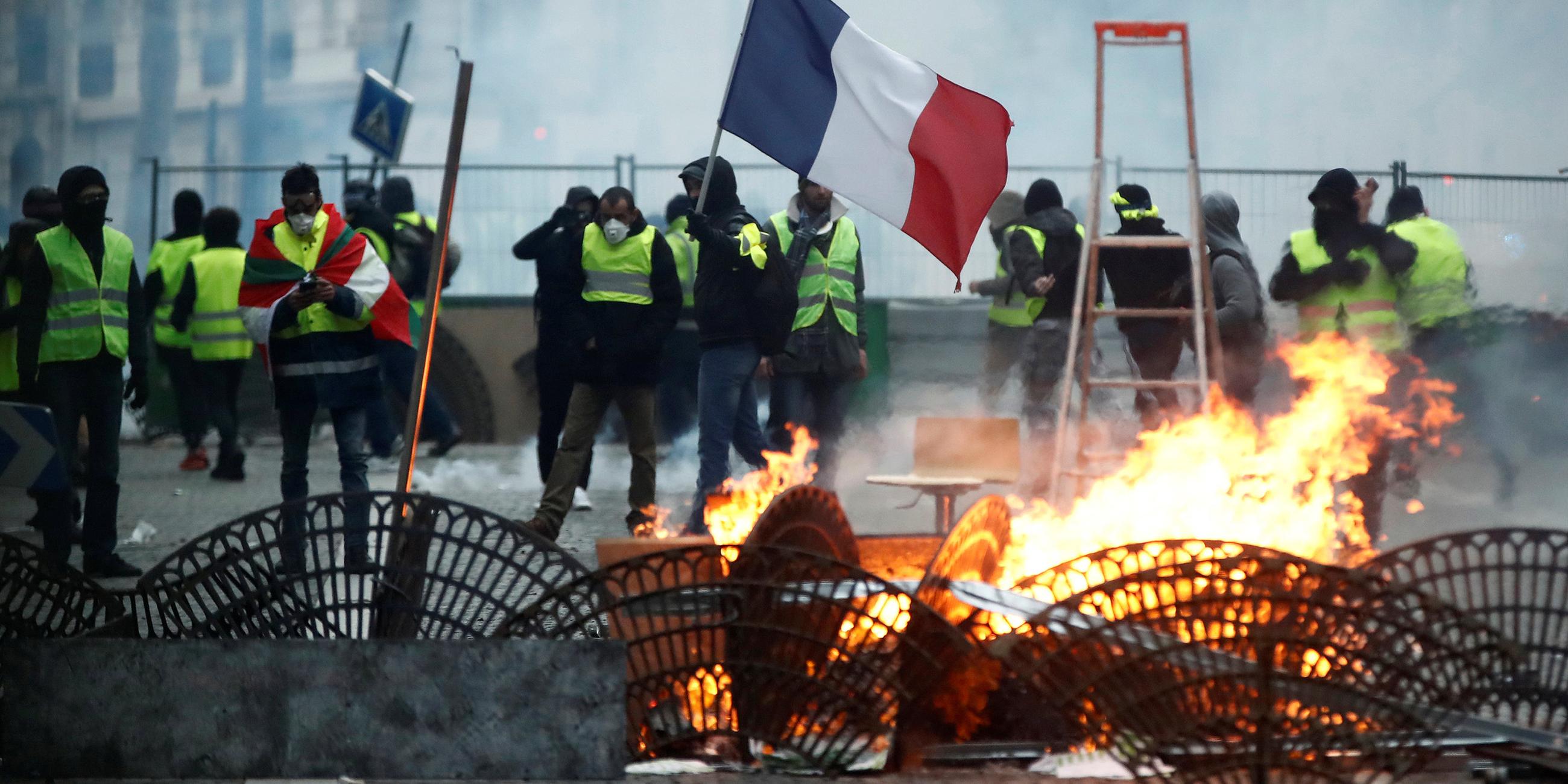 "Gelbe Westen" - Proteste in Paris