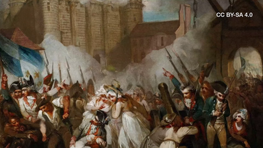 Gemälde Sturm auf die Bastille