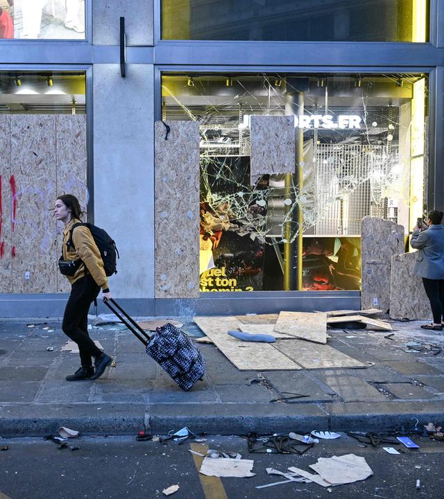 Frankreichs Handel beklagt schwere Einbußen wegen Protesten