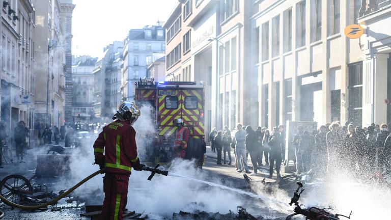 Paris nach Protesten