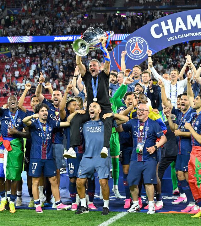 Paris Saint-Germain gewinnt die Champions League. 