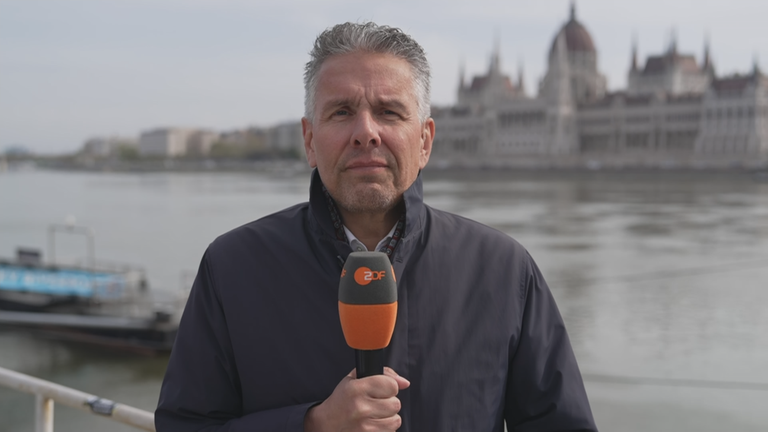 ZDF Korrespondent Bewerunge berichtet aus Budapest
