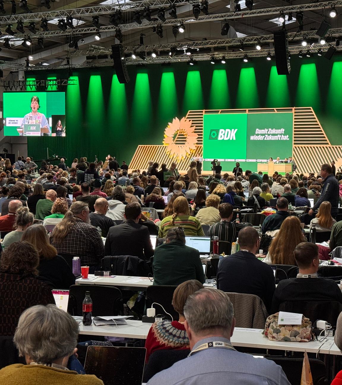 Delegierte auf Bundesdelegiertenversammlung Bündnis 90/Die Grünen in Hannover