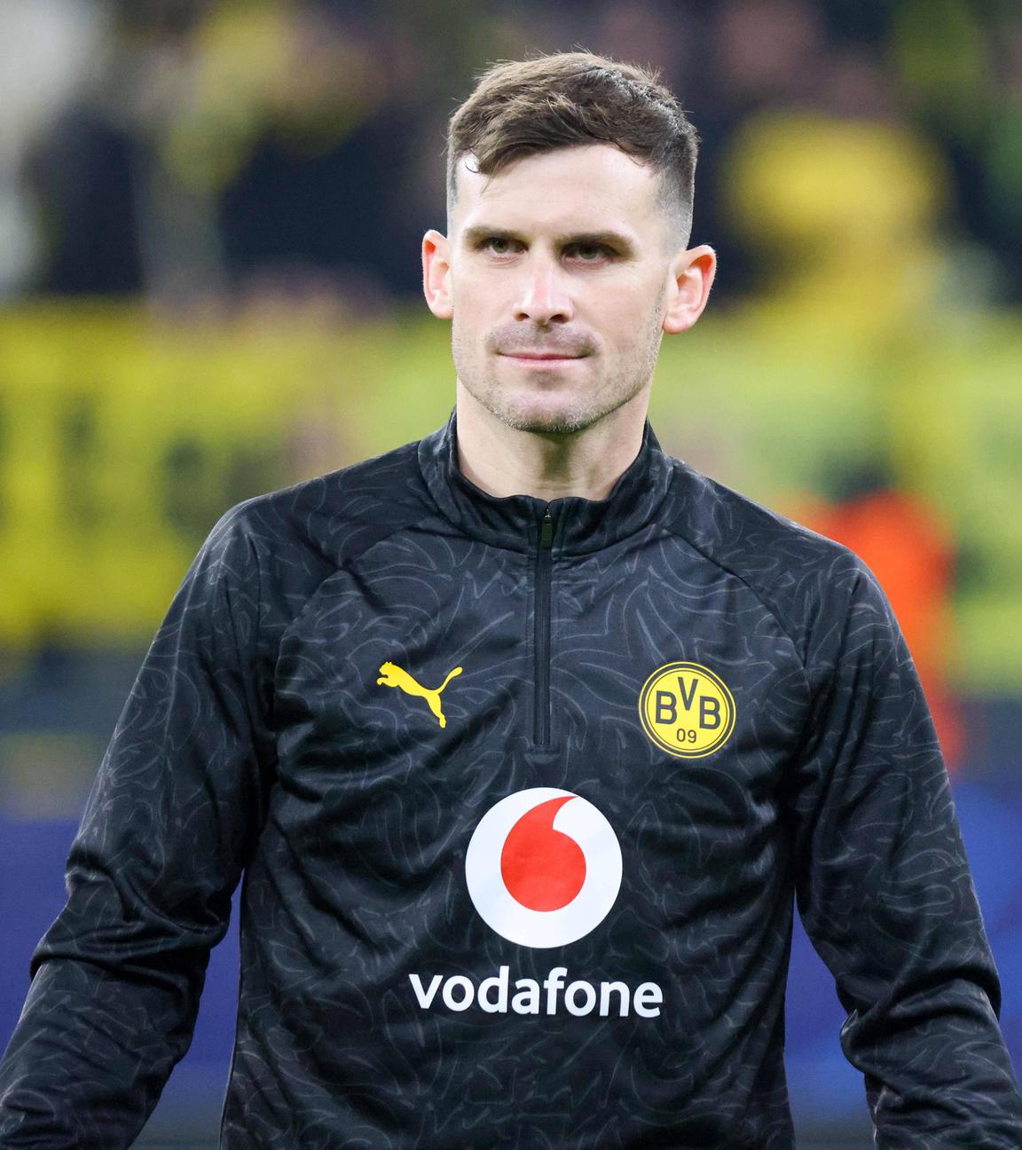Fußballer Pascal Groß am 10.12.2025 im Signal Iduna Park in Dortmund.