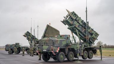 Flugabwehrraketensysteme Patriot am Bundeswehrstandort Schwesing