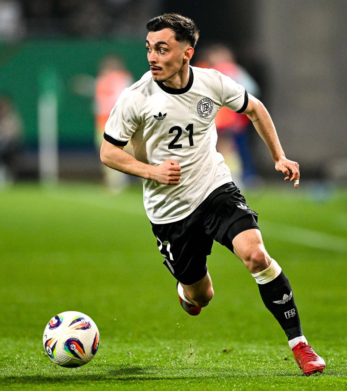 Paul Nebel spielt bei der DFB-U21-Nationalmannschaft
